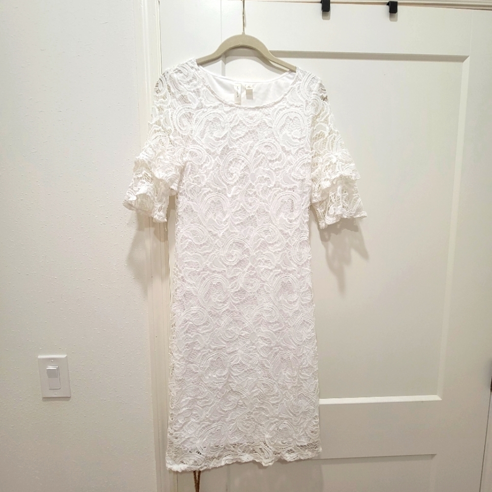 Medium White Lace Dress
